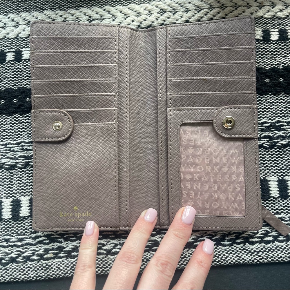 Kate Spade taupe Wallet - Picture 6 of 8